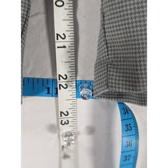 Hang Ten Mens Gray Golf Board Outdoor Shorts 36 10" Inseam Houndstooth Pattern - Picture 7 of 11